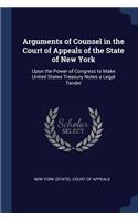 Arguments of Counsel in the Court of Appeals of the State of New York