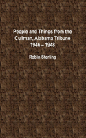 People and Things from the Cullman, Alabama Tribune, 1946 - 1948