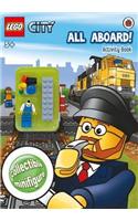 LEGO CITY: All Aboard! Activity Book with minifigure