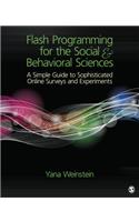 Flash Programming for the Social & Behavioral Sciences