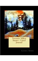 Yosemite Silken Snows Lined Journal