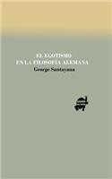 egotismo en la filosofía alemana