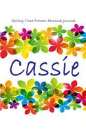 Spring Time Flowers Personal Journal - Cassie