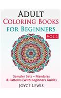 Adult Coloring Books for Beginners Vol 1