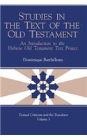 Studies in the Text of the Old Testament
