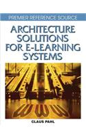 Architecture Solutions for E-Learning Systems