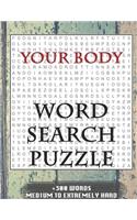 YOUR BODY WORD SEARCH PUZZLE +300 WORDS Medium To Extremetrly Hard