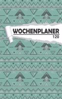 Wochenplaner Art Deco Abstraktes Muster: Eleganter Terminplaner I DIN A5 I 120 Seiten I Undatiert I Wochenkalender I Organizer für Schule, Uni und Büro(1 Kunstvolle Wochenplaner)