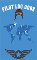 Pilot Log book: Best Christmas gift, New year gift, Birthday gift for pilot