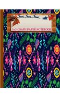 Quad Paper Notebook 5x5 Squared Ruled Composition Notebook.A Cute Christmas Gifts for Teens or children who loved Laboratory Math and science.
