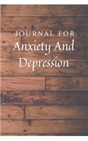 Journal For Anxiety And Depression