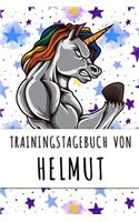 Trainingstagebuch von Helmut: Personalisierter Tagesplaner für dein Fitness- und Krafttraining im Fitnessstudio oder Zuhause