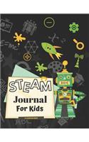 Steam Journal for Kids: A Scientifical, Mathematical, Engineering, Art & Technology Databook to Stimulate & Encourage the Creative Process