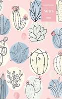 Cornell System Notes 110 Pages: Cactus Notebook for Professionals and Students, Teachers and Writers - Succulent Llama Pattern