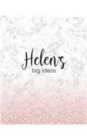 Helen's Big Ideas: Personalized Notebook - 8x10 Lined Women's Journal