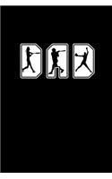 Dad Softball: Hangman Puzzles - Mini Game - Clever Kids - 110 Lined Pages - 6 X 9 In - 15.24 X 22.86 Cm - Single Player - Funny Great Gift