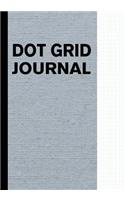 Dot Grid Journal: Notebook 100 Pages (7" x 10") Linen Pattern 4