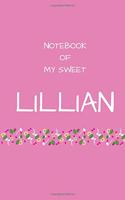 Notebook of my sweet Lillian