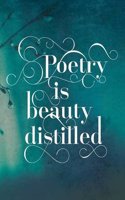 POETRY IS BEAUTY DISTILLED
