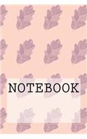 Notebook: Leaf in Light Pink, Rydal Water, Lake District. Ruled (6 X 9): Ruled Paper Notebook: Leaf in Light Pink, Rydal Water, Lake District. Ruled (6 X 9): Ruled Paper Notebook