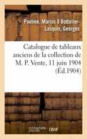 Catalogue de Tableaux Anciens Des Écoles Anglaise, Espagnole, Flamande, Française Et Hollandaise