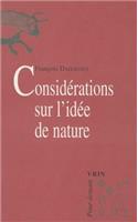 Considerations Sur l'Idee de Nature