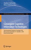 Convergent Cognitive Information Technologies