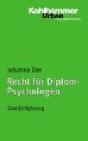 Recht Fur Diplom-Psychologen