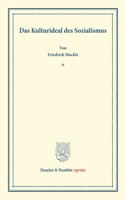 Das Kulturideal Des Sozialismus