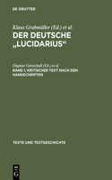 deutsche Lucidarius, Band I, Kritischer Text nach den Handschriften