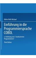 Einführung in Die Programmiersprache COBOL