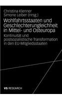 Wohlfahrtsstaaten Und Geschlechterungleichheit in Mittel- Und Osteuropa