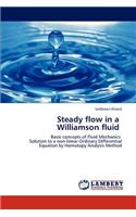 Steady Flow in a Williamson Fluid
