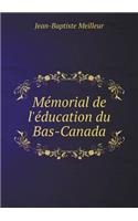 Mémorial de l'Éducation Du Bas-Canada