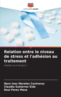 Relation entre le niveau de stress et l'adhésion au traitement