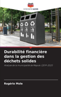 Durabilité financière dans la gestion des déchets solides