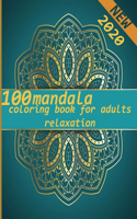 mandala coloring book for adults relaxation 2020: Mandalas-Coloring Book For Adults-Top Spiral Binding-An Adult Coloring Book with Fun, Easy, and Relaxing Coloring Pages