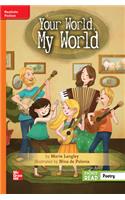 Reading Wonders Leveled Reader Your World, My World: Approaching Unit 6 Week 6 Grade 5: (Elementary Core Reading)