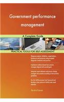 Government performance management A Complete Guide