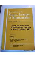 Theory And Applications Of Differentiable Functions Of Several Variables. Xiii