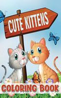 Cute Kittens Coloring Book