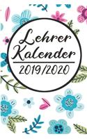 Lehrer Kalender 2019 / 2020: Lehrerkalender 2019 2020 - Lehrerplaner A5, Lehrernotizen & Lehrernotizbuch für den Schulanfang