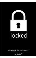 Notebook for Passwords