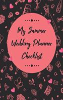 My Summer Wedding Planner Checklist