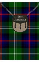 Clan Sutherland Tartan Journal/Notebook