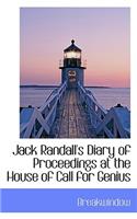 Jack Randall's Diary of Proceedings at the House of Call for Genius
