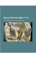 Bulletin Volume 71-74: (English)