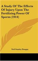 A Study of the Effects of Injury Upon the Fertilizing Power of Sperm (1914)