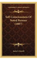 Self-Consciousness of Noted Persons (1887)
