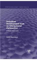 Individual Development from an Interactional Perspective